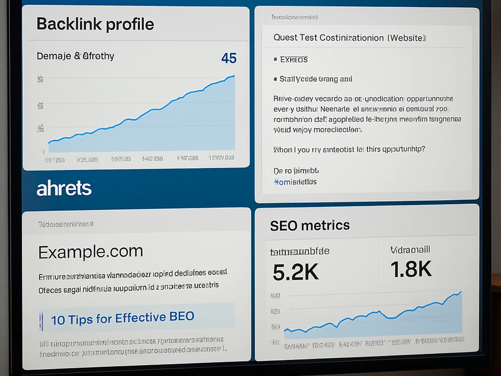 SEO Analytics & Reporting
